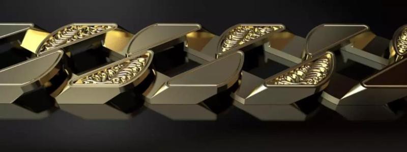 9ct gold bracelet chaps cuban