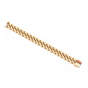 15- 13 MM Cuban Chain Bracelet