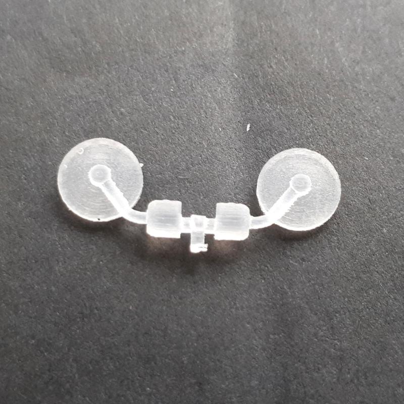 1:12th bar end sports bike mirrors (round)