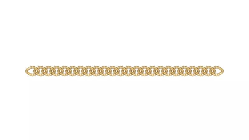 3d chain cuban model for 3dprint 13 size Stl file