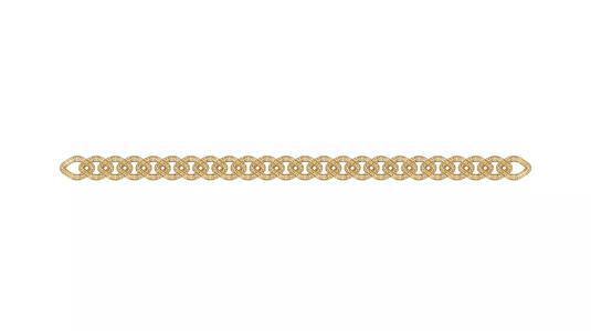 3d chain cuban model for 3dprint 13 size Stl file
