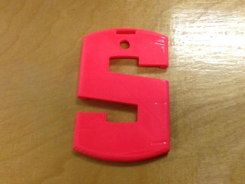 "S" I.D. Badge Holder