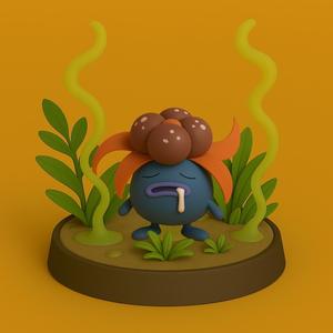 Pokemon battle style - Gloom #044