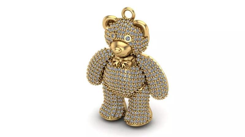 DIJE OSO  TEDDY ESCUALIZABLE-TEDDY BEAR-PENDANT