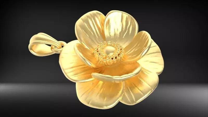 Beautiful Flower Pendant Necklace charm Jewelry