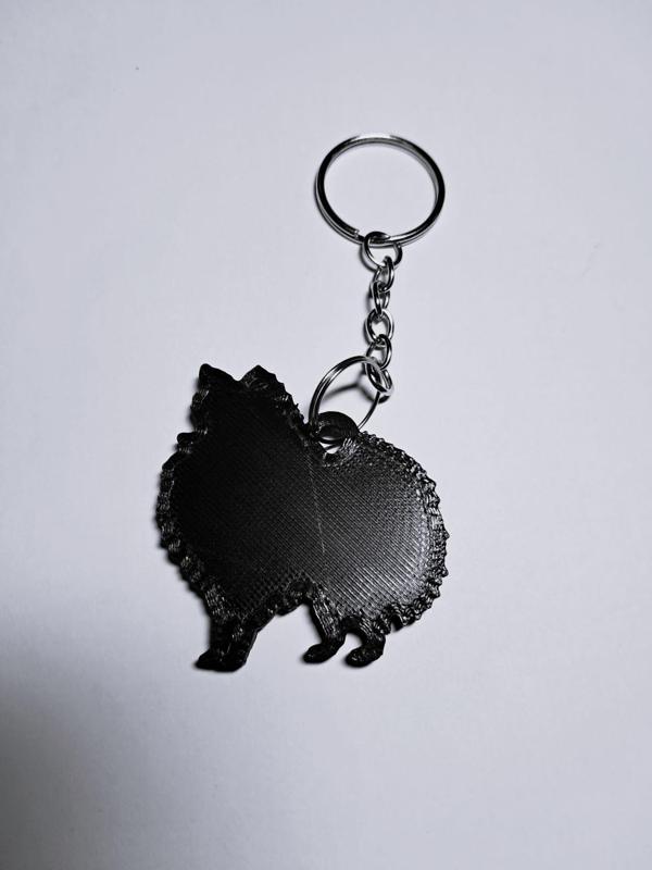 Pomeranian keychain