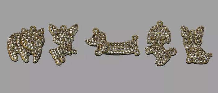 Animal Gold Pendant
