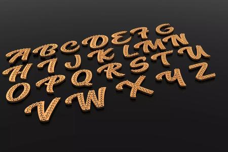 Armored Alphabet Charms