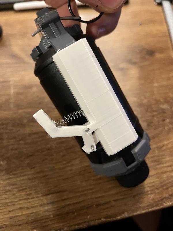 Minimalistic Holster / Holder for Airsoft GBR Grenade +Molle clip