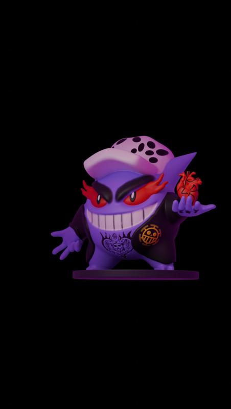 ⚡ Gengar Trafalgar Law - 3D Fan Art Model