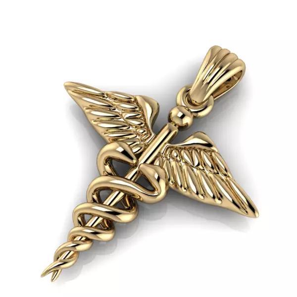 Caduceus Medical Pendant Logo