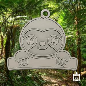 Sloth keychain