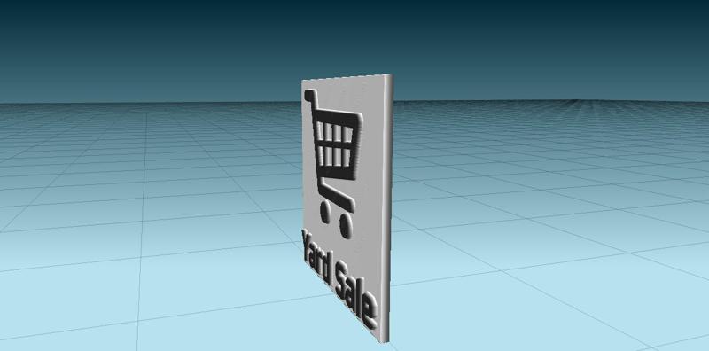 Tpu - Rubber Yard Sale Sign