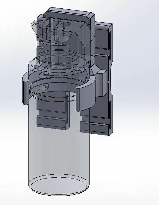 Thunder B MOLLE retention holster