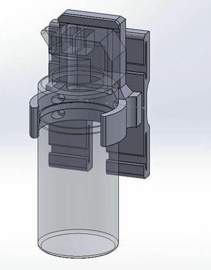 Thunder B MOLLE retention holster