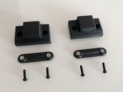 Hinge Support with Plate for Technics MK2 / Sl1200 Sl1210 [Robust design] Cover hinge base set