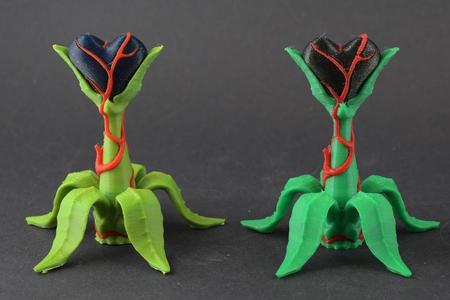 Tabletop plant multicolor remix