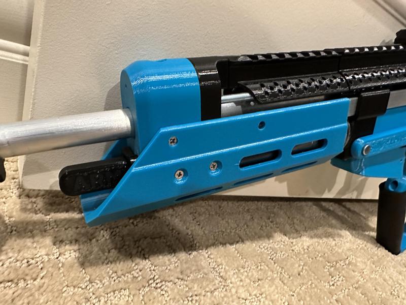 Slab Mlok Handguard Cut at an Angle