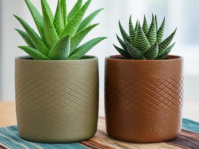 Self-Watering Planter – Succulent & Herb Pot