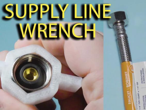 Wrench for Supply Line (Bathroom/Kitchen Faucets)