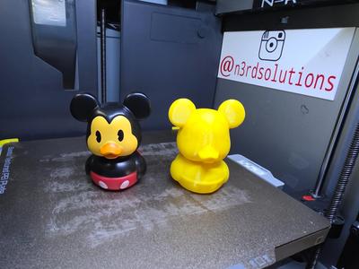 Mickey Mouse Rubber Duckie