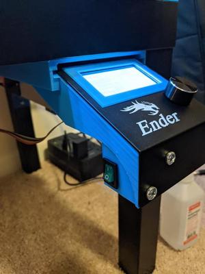 Sliding Ender 3/Pro Mounted LCD Display and Power Switch