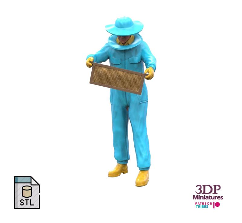N1 Beekeeper with apiary 3D print model