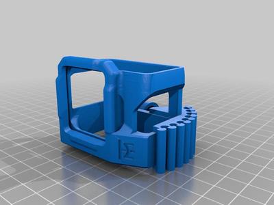 Team Mistral AK47 base + case GoPro 8 inclinaison réglable améliorée
