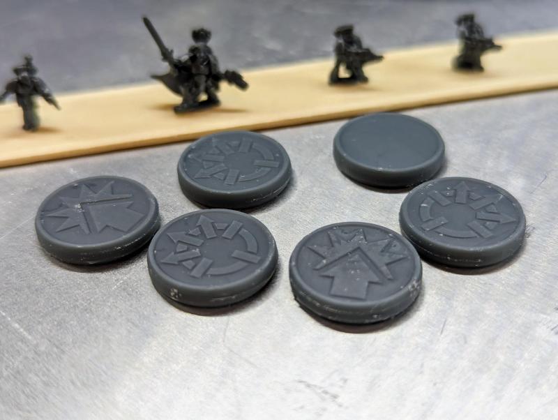 Order Tokens for 8mm Epic Scaled Miniature Games