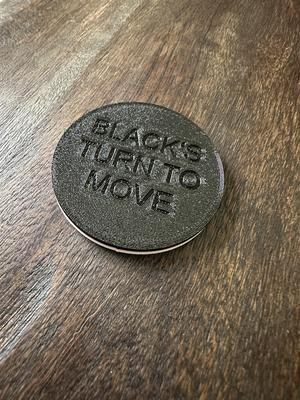 Chess Player Turn Coin