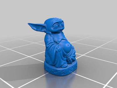 Baby pop Buddha yoda
