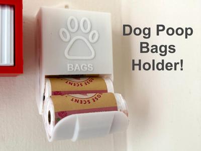 Dog Poop Bags Holder - Wall Mount