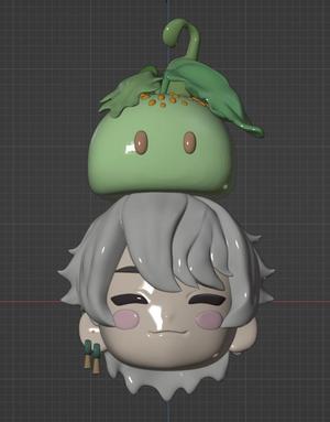 Alhaitham Chibi head