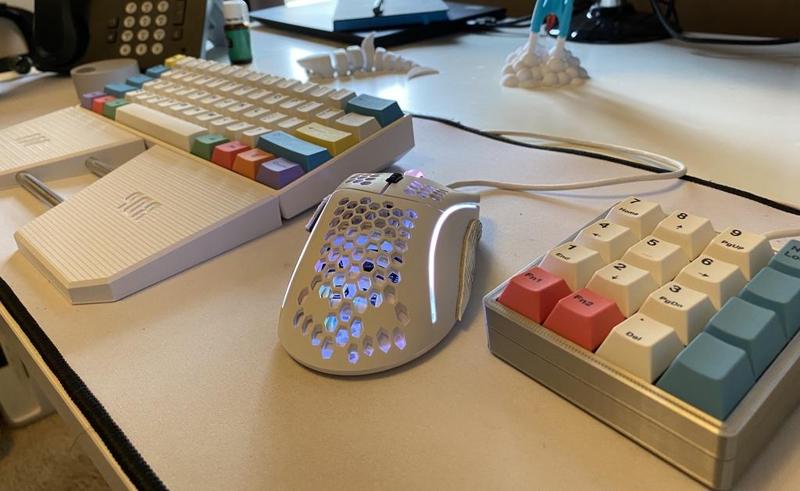 60% Keyboard Wrist Rest w/ Aluminium Accent