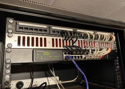 19" Rack cable management