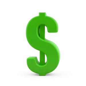 Curved Dollar Sign