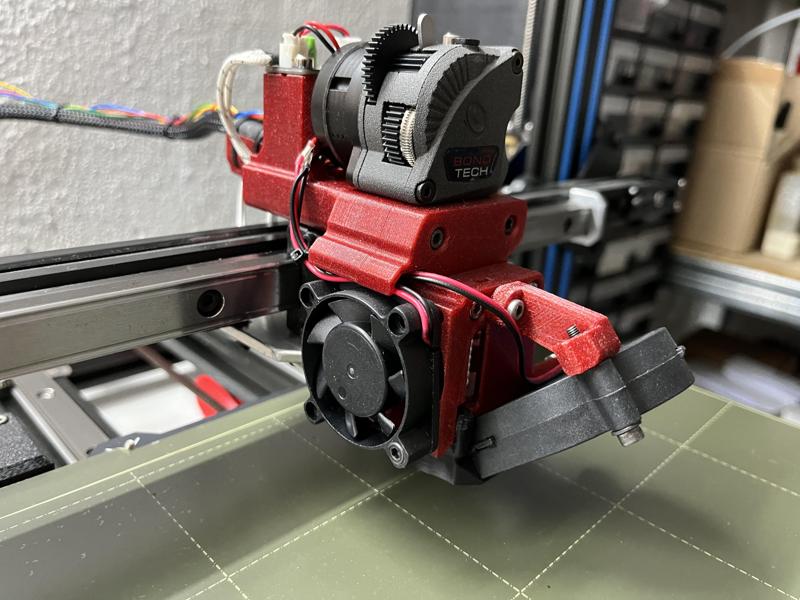Bondtech LGX-Lite on MK3S Extruderbody, modyfied for Geeetech A30