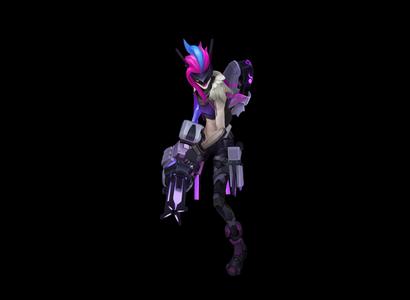 PROJECT: Jinx League of Legends 3D print model