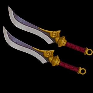 League Of Legends Warring Kingdoms Katarina Weapons Cosplay