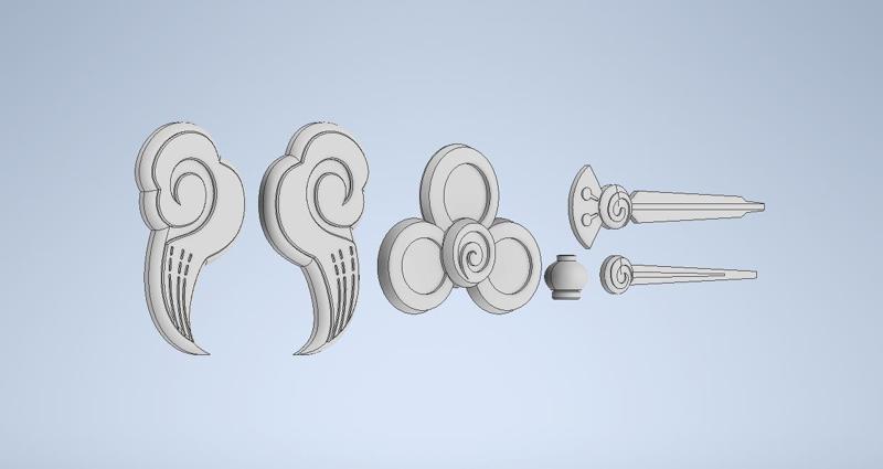 Genshin Impact - Yumemizuki Mizuki Hair Accessories