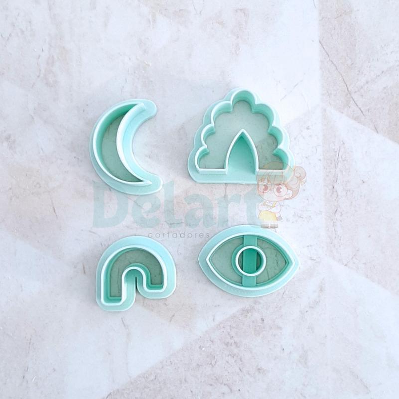 POLYMER CLAY CUTTER SET - MOON EYE