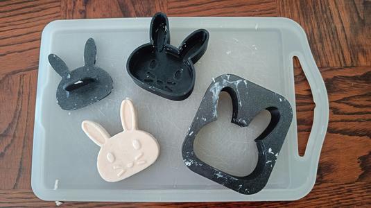 Bunny soap mold