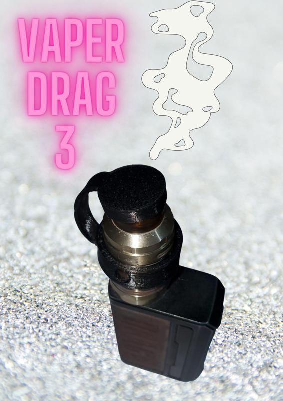 vaper drag 3 protector / Vape mod sleeve and tank cover with cap