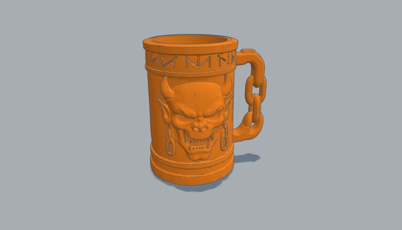 demonic tankard on a can