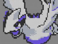 Pixel Art Lugia 