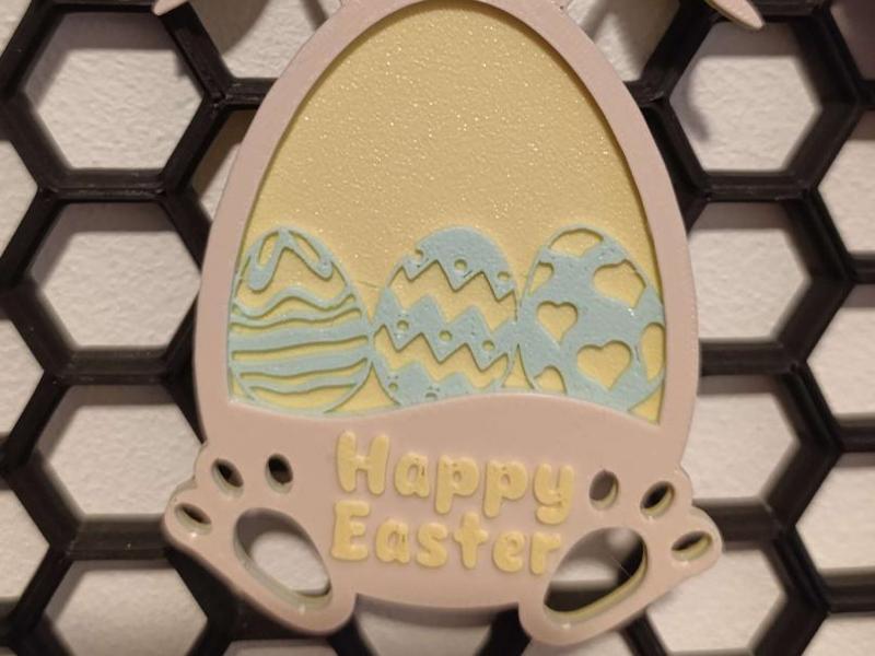 easter ornament multilayer