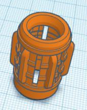 flashlight button guard for ozark trails pen light