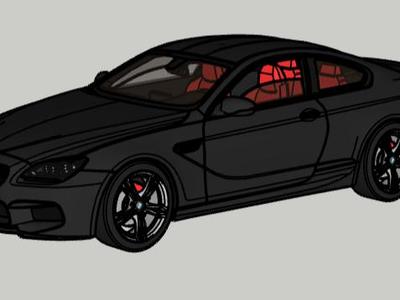 3d bmw car