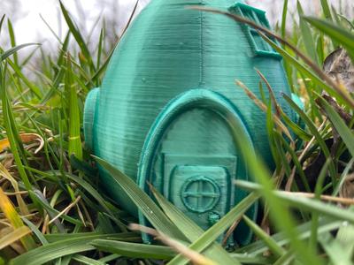 Cute Easter Egg Fairy house