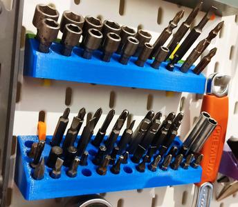 IKEA SKADIS bits holder tilted / držák bitů nakloněný